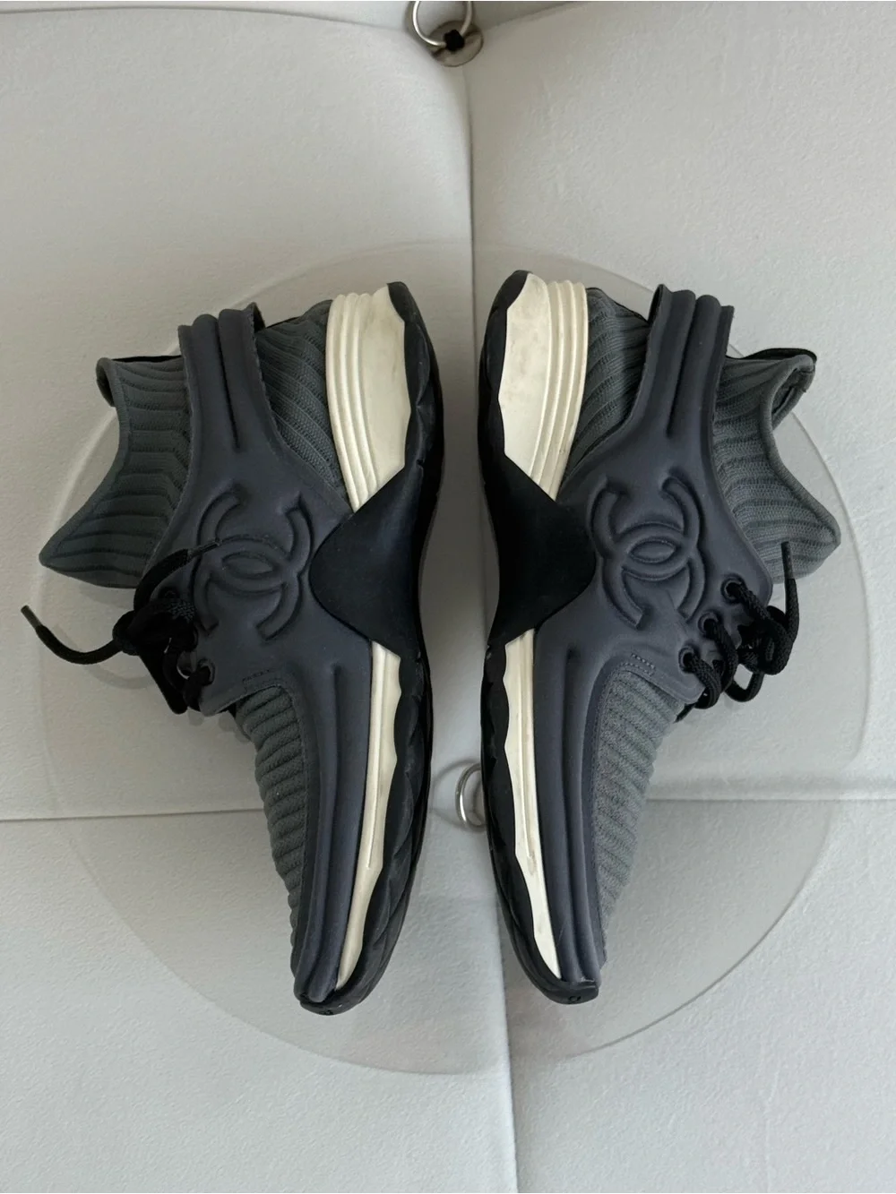 Chanel Lux Knit Runner Sneakers